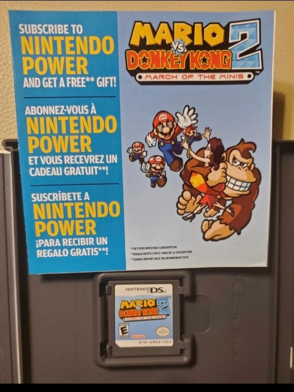 Mario vs Donkey Kong 2 March of the Minis DS Game Mario Game Donkey Kong Game DS